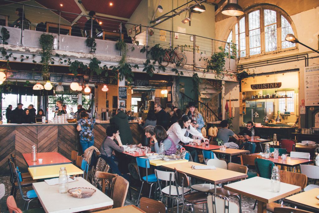 Das Restaurant La REcyclerie in Montmartre
