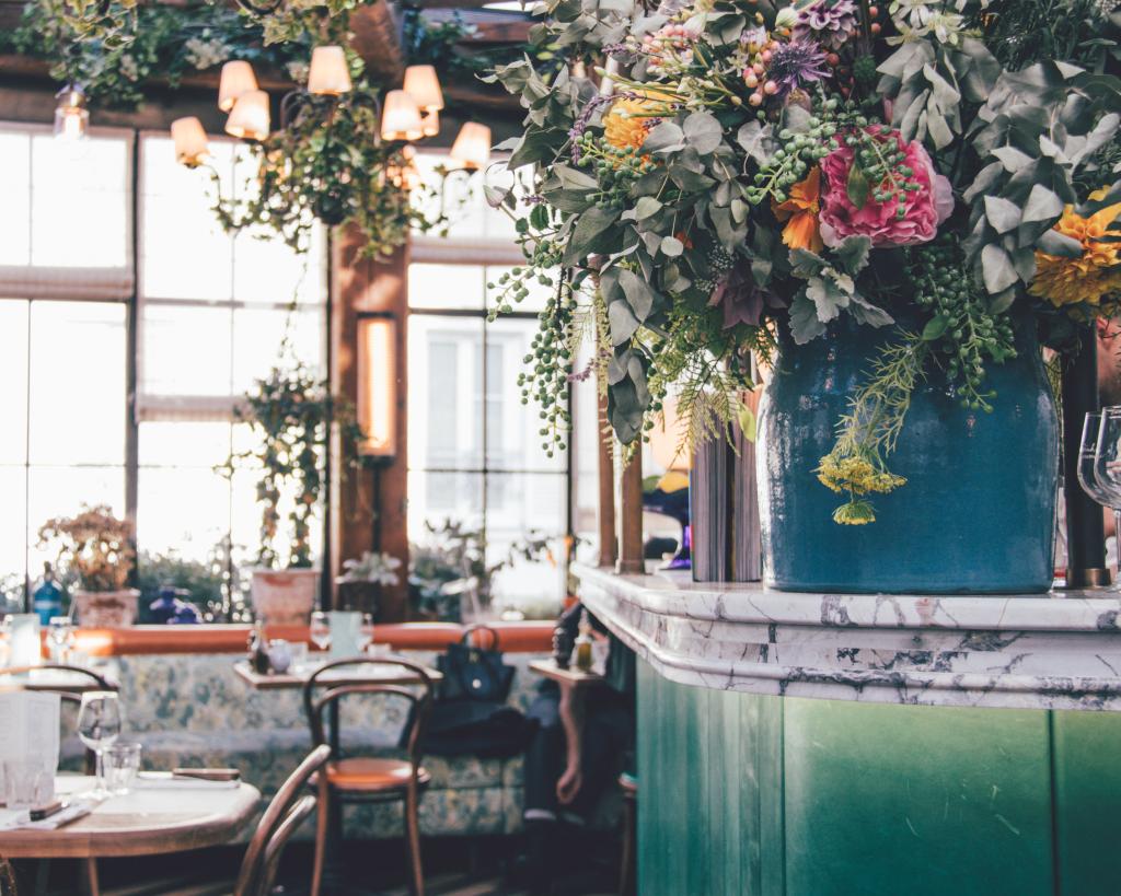 Interieur im Pink Mamma in Paris