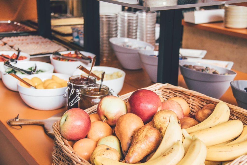 Leckeres Frühstück im Hotel in Budapest