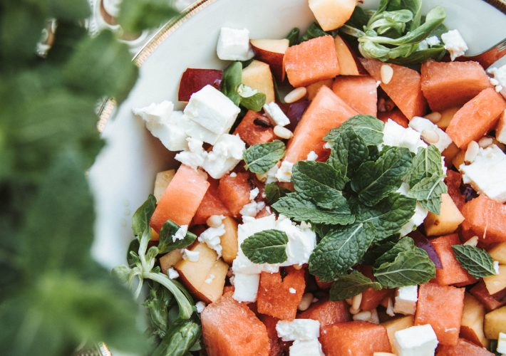 Wassermelonensalat
