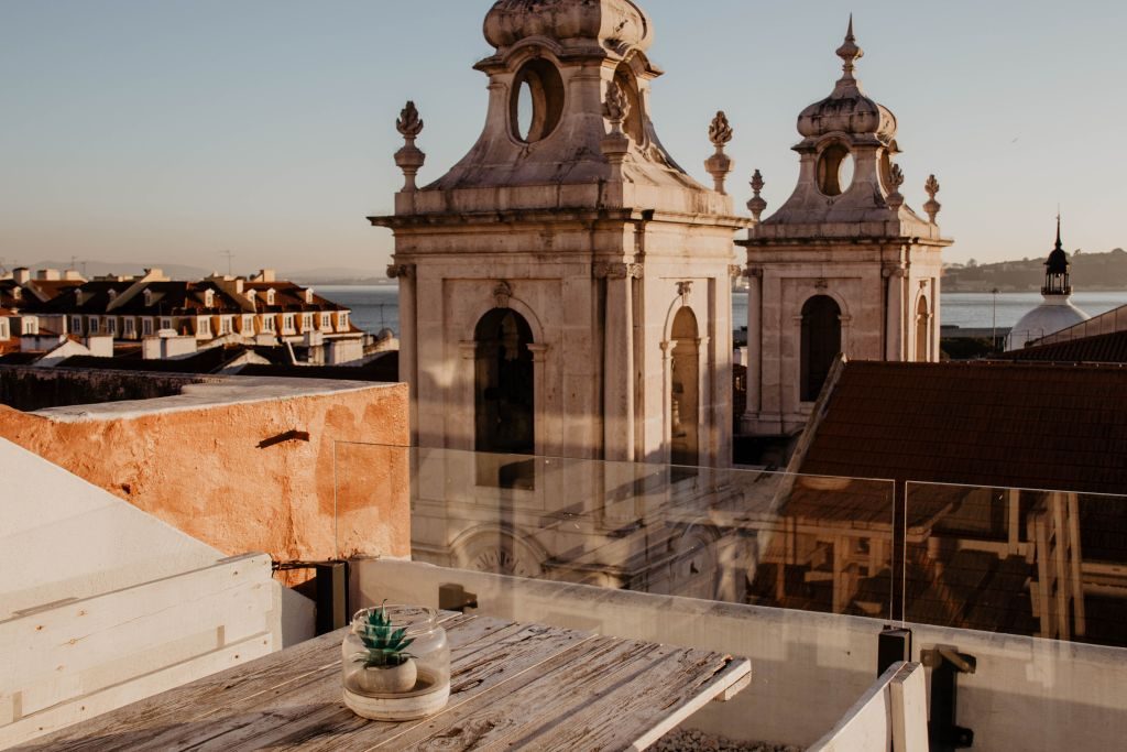 Lissabon Bairro Alto Dachterrasse