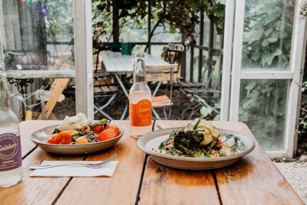 Mittagessen in der Mölle Krukmakeri