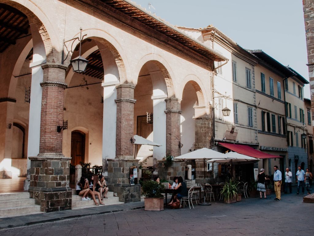Montalcino in der Toskana