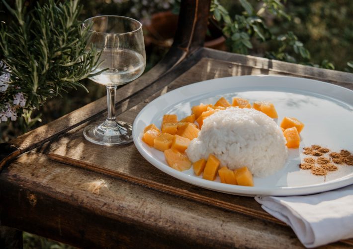 Mango Sticky Rice Rezept vegan