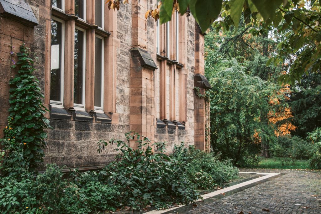 Der Alte Botanische Garten ist eine Sehenswürdigkeit in Marburg und liegt in der Innenstadt.