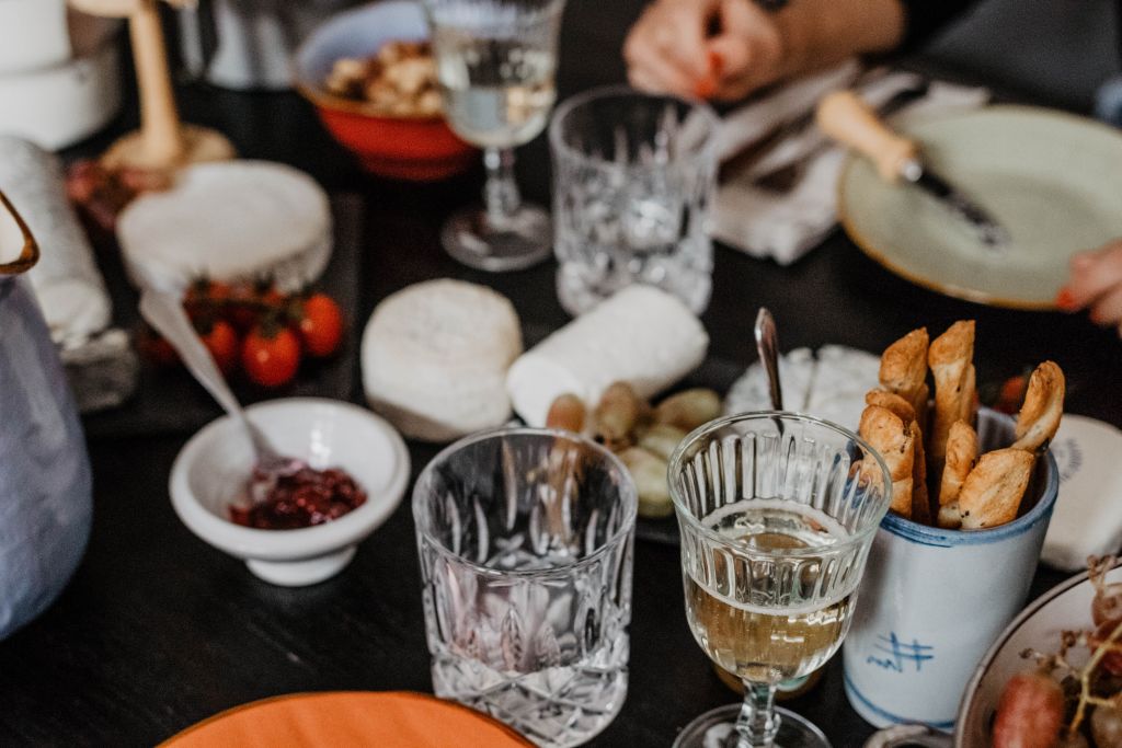 Essen für einen französischen Abend