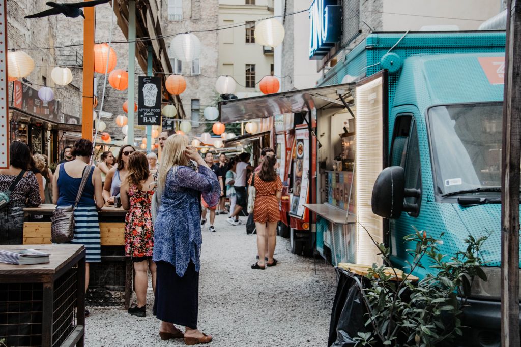 Street-Food-Market in Budapest