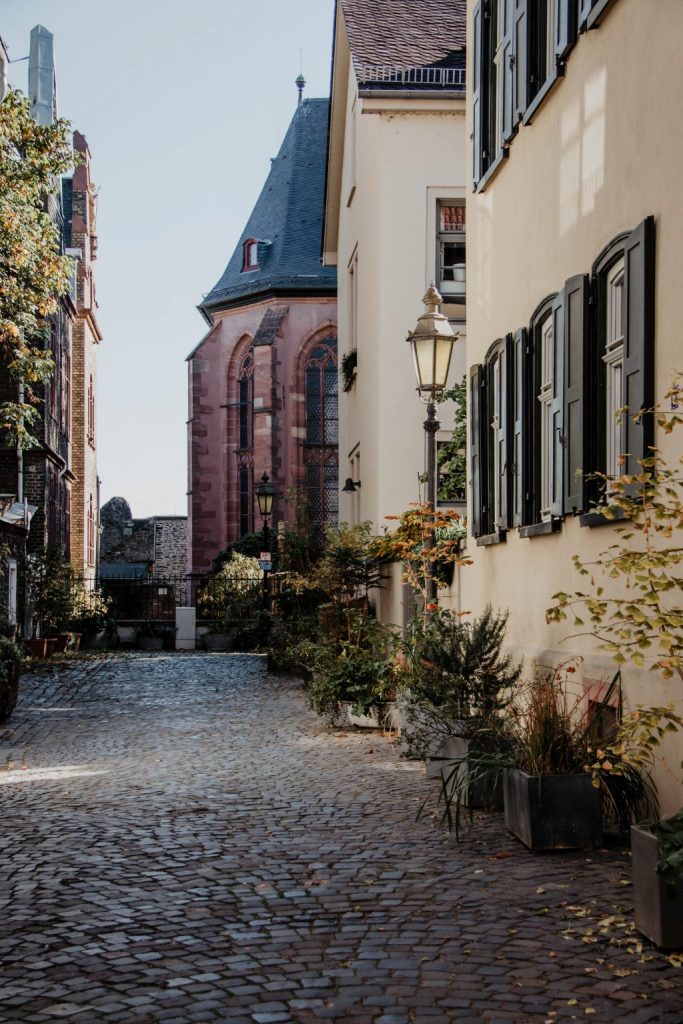 Hübsche Gassen in Frankfurt-Höchst