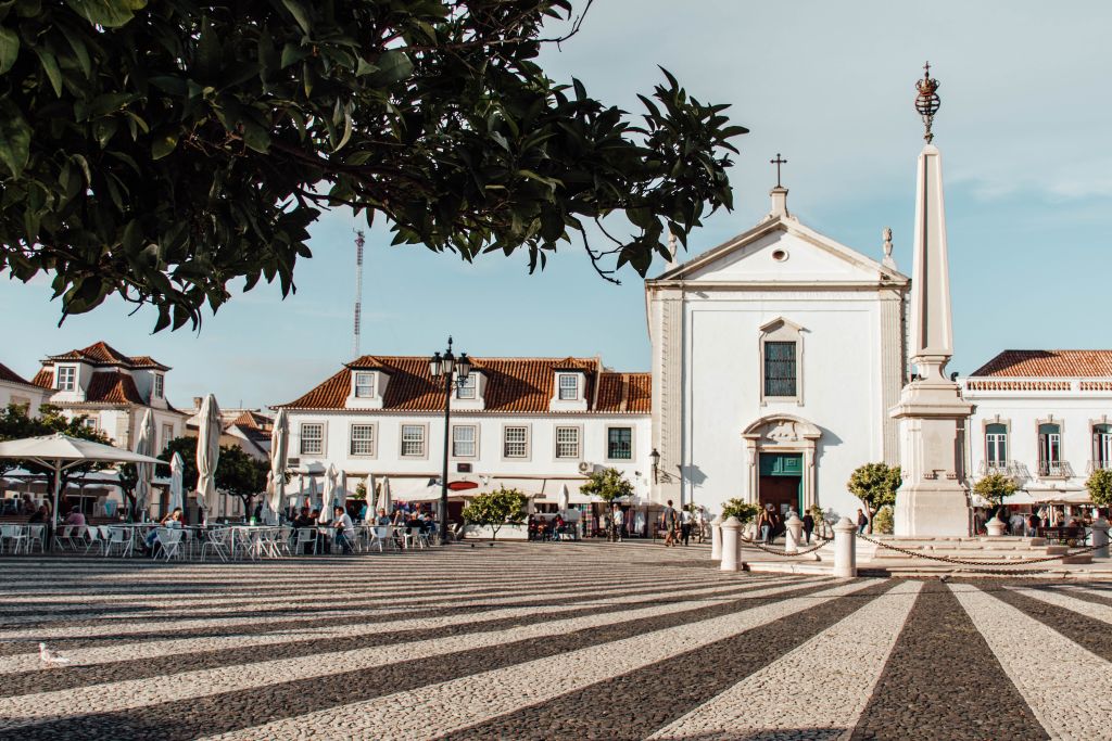 Praça do Marquês de Pombal in Vila Real de Santo António