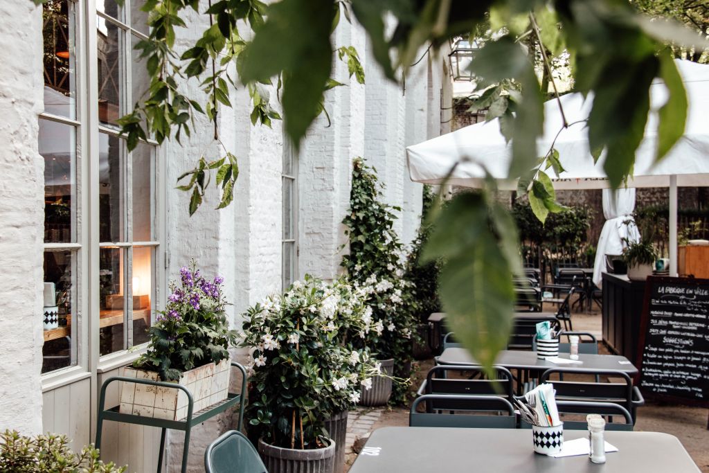 Kaffee trinken in Brüssel